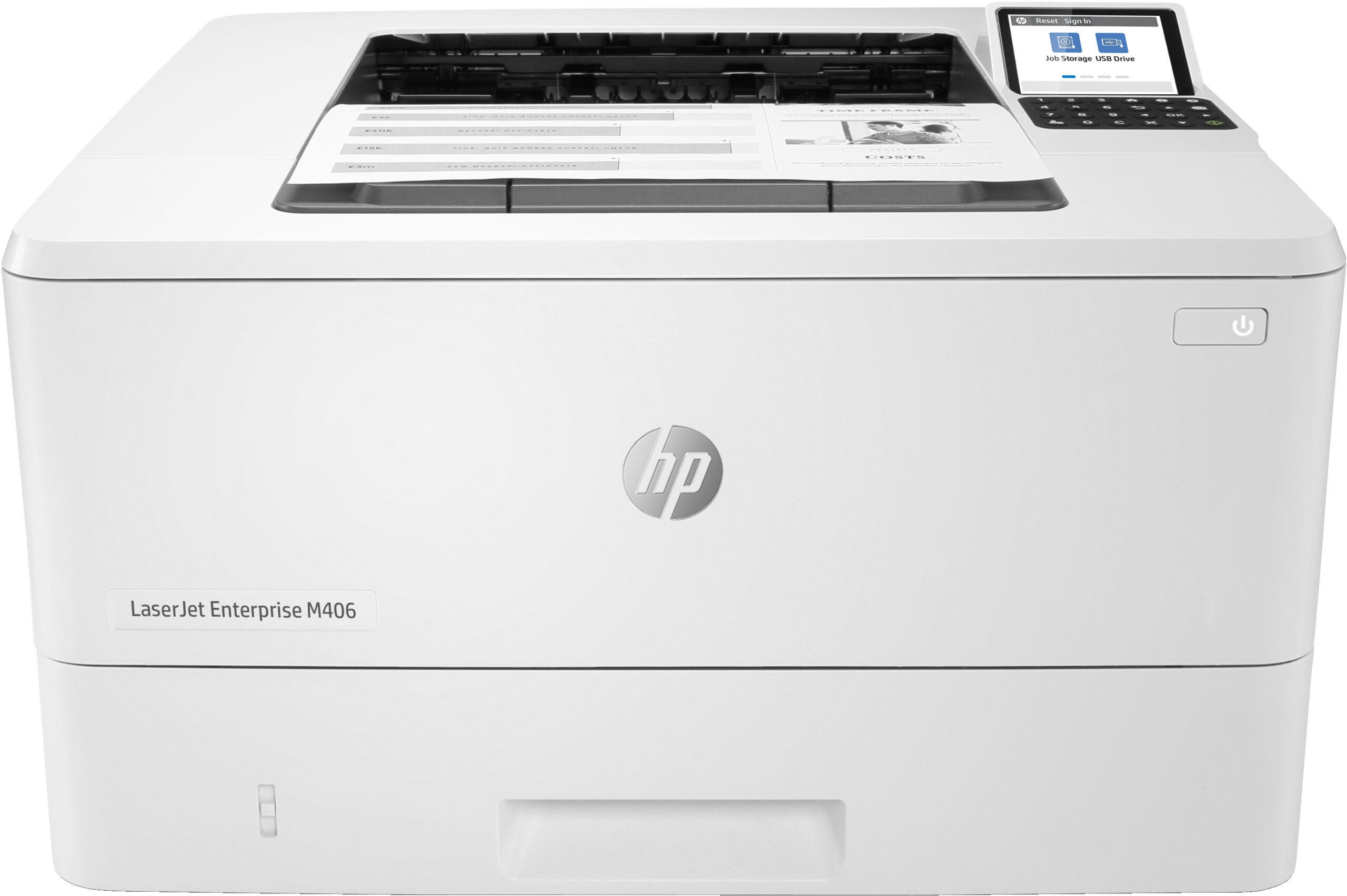 Imprimante laser monochrome HP LaserJet Enterprise M406dn 3PZ15A