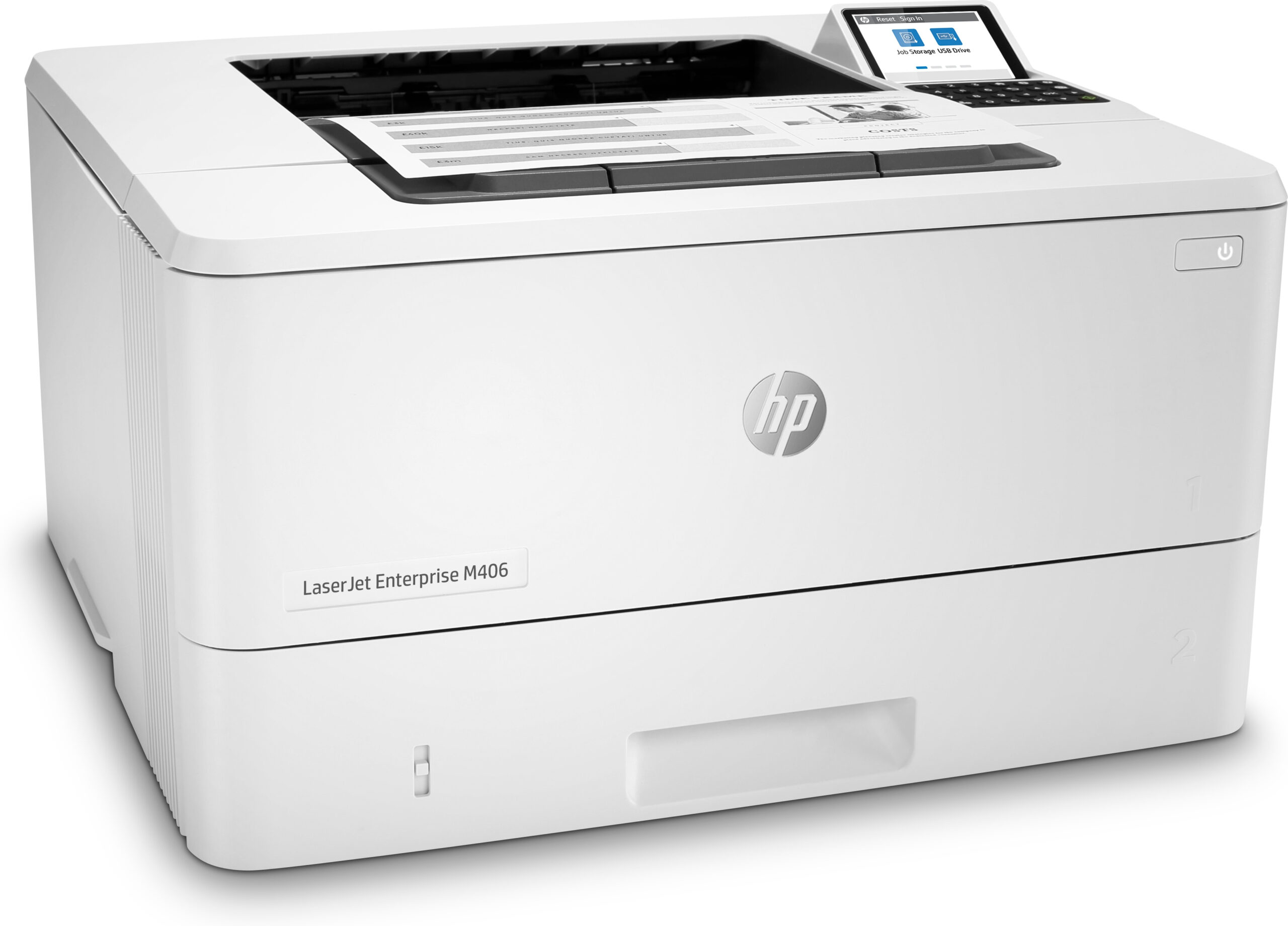 Imprimante laser monochrome HP LaserJet Enterprise M406dn 3PZ15A