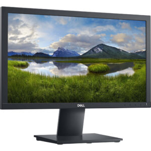 Moniteur professionnel Écran Dell E2020H 20 pouces noir avec ports VGA et DisplayPort