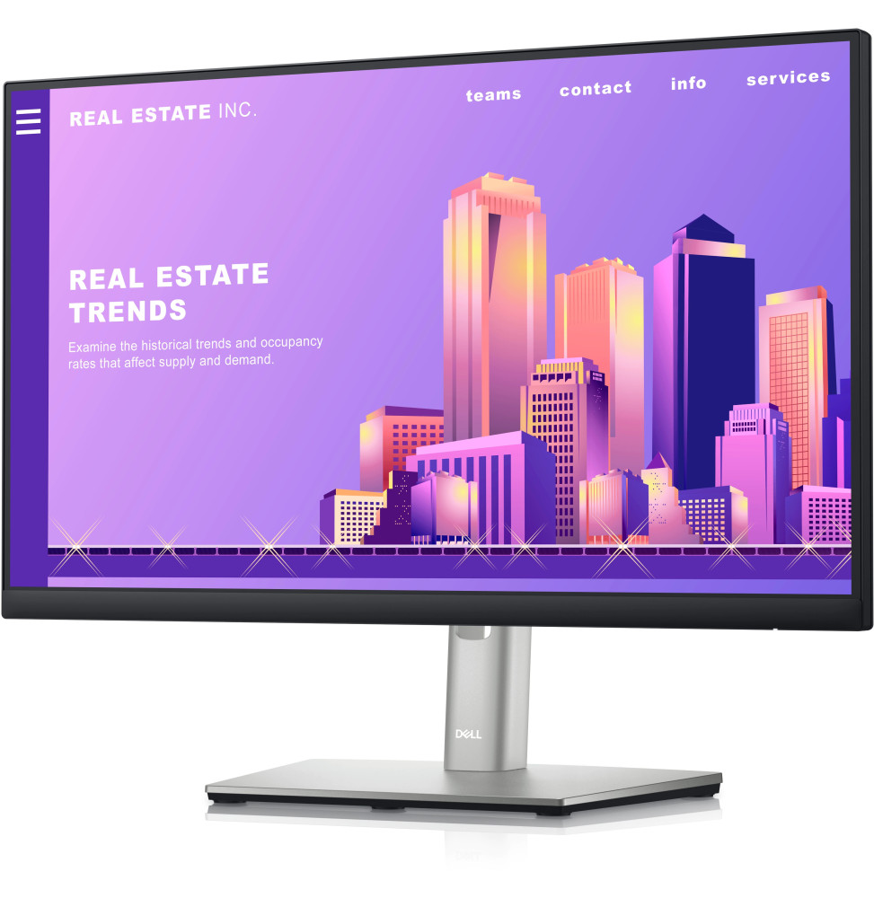 Écran d'ordinateur Moniteur Dell P2222H 21.5 pouces Full HD IPS avec garantie 36 mois