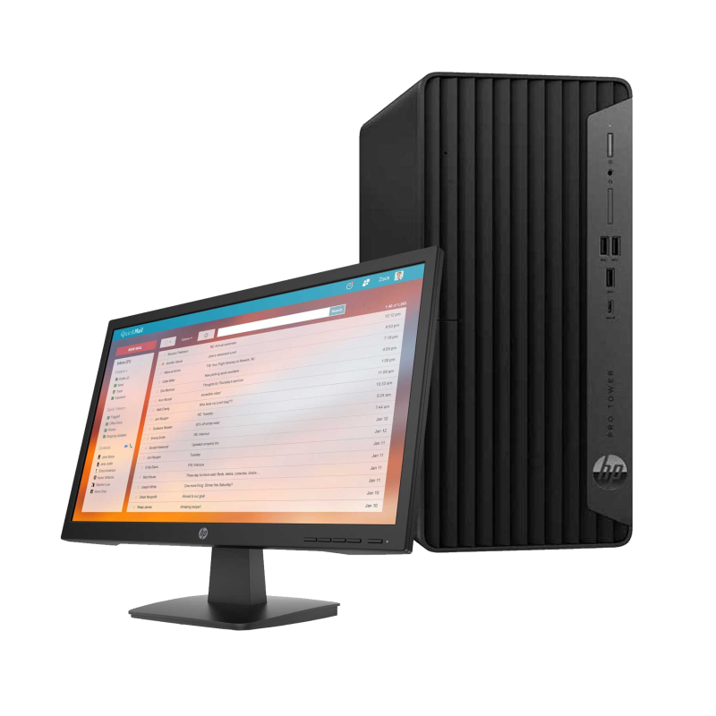 Pack HP 400 G9 5J324ES avec Écran 22 pouces - Solution Bureau Maroc