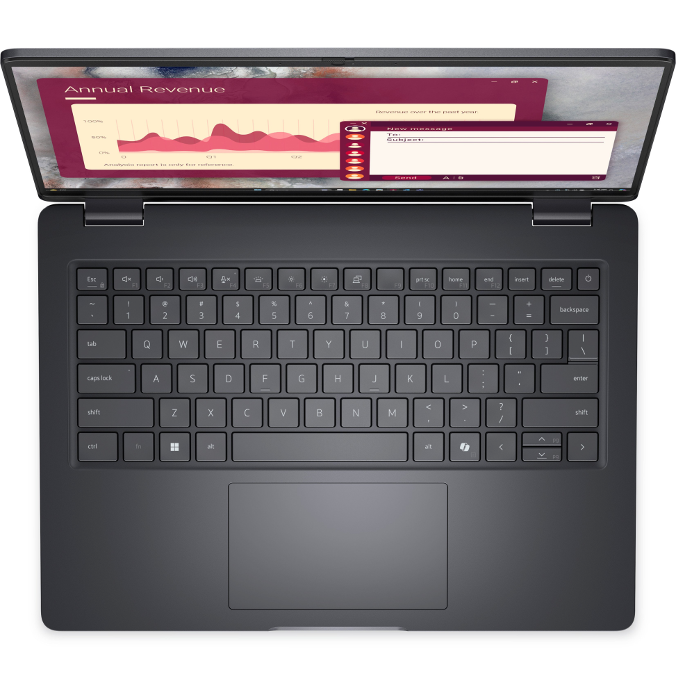 PC portable Dell Pro 14 pouces gris avec processeur i5-120u et 512 Go SSD