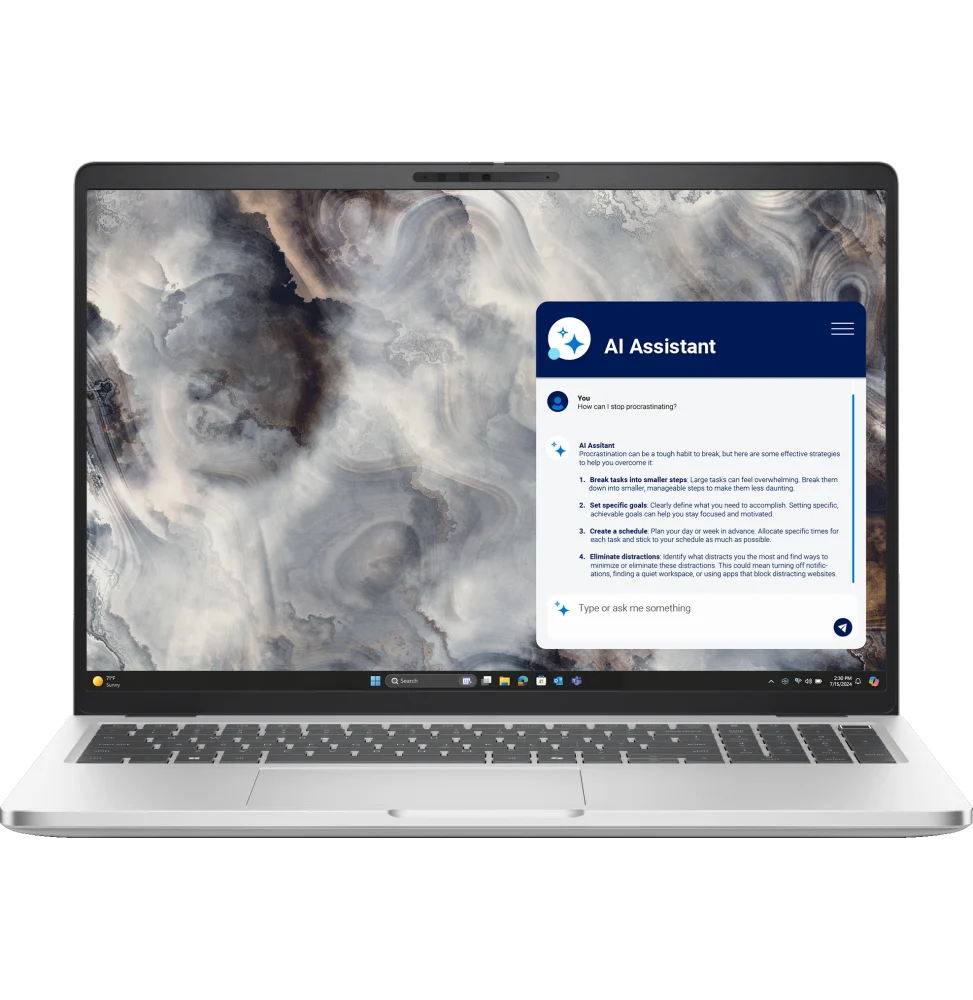PC portable professionnel Dell Pro 16 PB16250 Intel Core Ultra 7 512 Go SSD