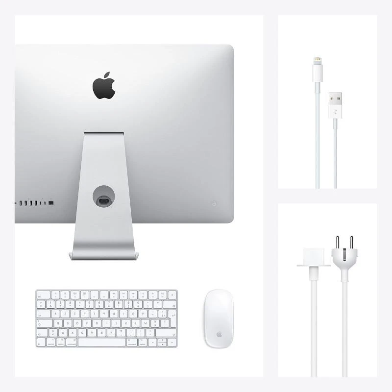 Ordinateur tout-en-un Apple iMac 27 pouces écran Retina 5K processeur i5 hexacœur 8Go RAM 512Go SSD argent