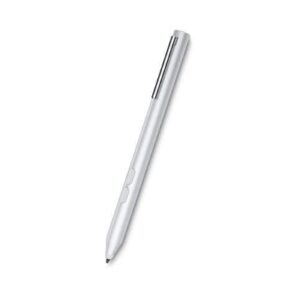 Stylet actif Dell PN338M argenté pour ordinateurs Inspiron 2-en-1 avec technologie de détection de pression référence PN338M.