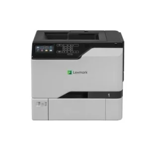 Imprimante Lexmark CS720de laser couleur professionnelle avec grand écran tactile e-Task de 10,9 cm, port USB frontal et bac papier haute capacité