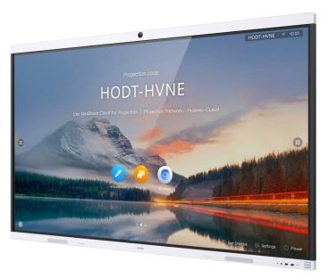 Écran interactif Huawei IdeaHub B2 de 86 pouces avec résolution 4K, caméra intelligente et système audio pour visioconférence