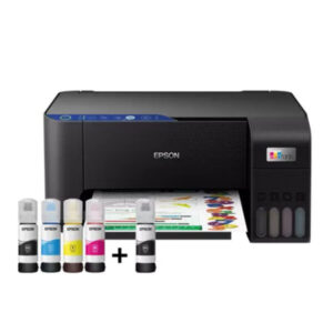Imprimante multifonction couleur Epson EcoTank L3251 avec système de réservoirs d'encre intégrés et connectivité Wi-Fi Direct