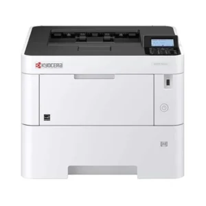 Imprimante Kyocera P3145dn laser monochrome professionnelle grise avec écran LCD et bac à papier haute capacité pour réseaux d'entreprise