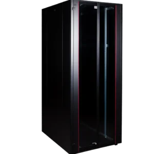 Baie de brassage 42U dimensions 800x1000 mm avec portes perforées pour ventilation serveur Armoire 42U 800x1000 Maroc.