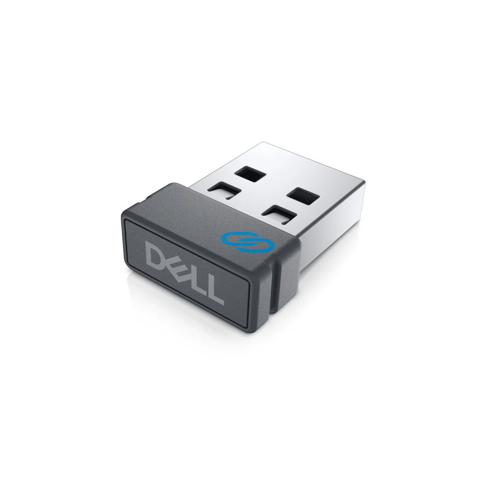 Ensemble clavier et souris sans fil Dell KM5221W noir AZERTY français avec autonomie longue durée et touches silencieuses référence KM5221W.