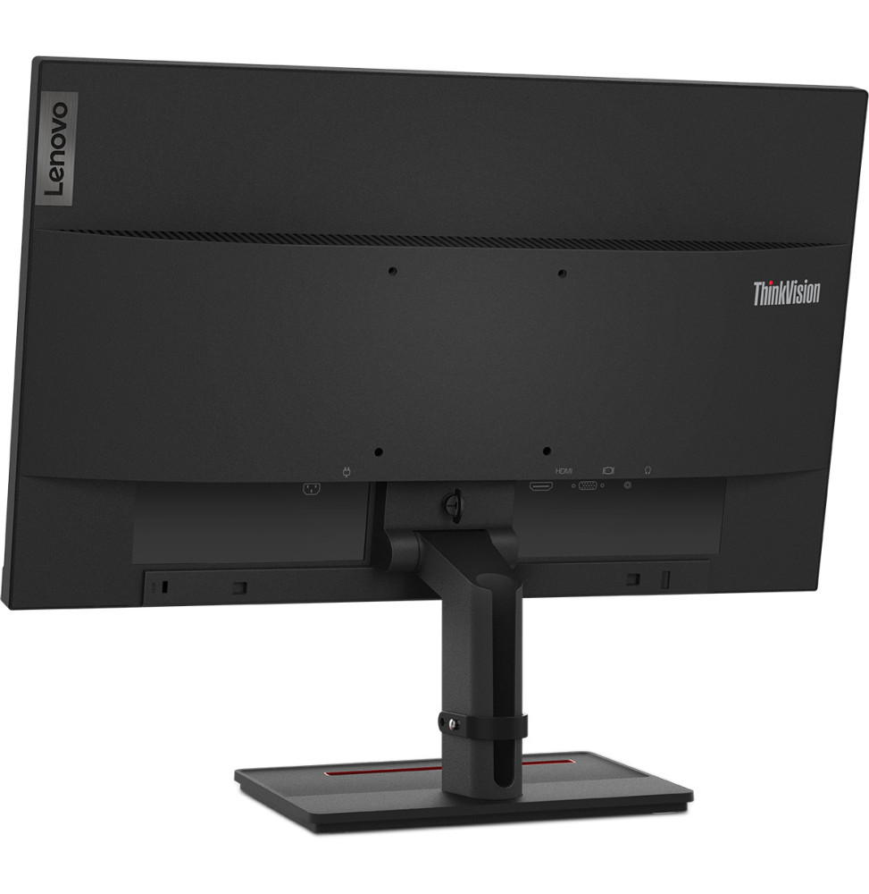 Moniteur Lenovo ThinkVision S22e-20 écran 21.5 pouces Full HD dalle VA bordures fines noir professionnel