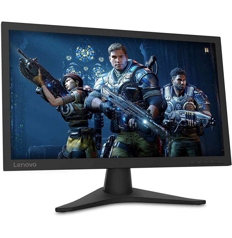 Moniteur Lenovo G24-10 écran 23.6 pouces Full HD 144Hz 1ms AMD FreeSync noir pour gaming et bureau