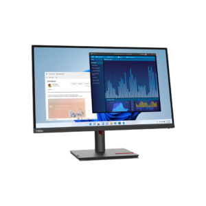 Moniteur professionnel Lenovo ThinkVision T27p-30 écran 27 pouces 4K UHD dalle IPS avec port USB-C One-Cable noir
