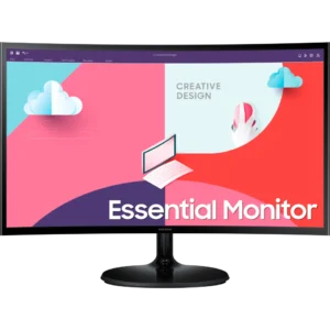 Moniteur incurvé Samsung 24 pouces LS24C360EAMXZN noir résolution Full HD 1080p temps de réponse 4ms – matériel informatique Maroc