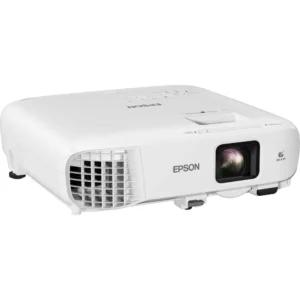 Vidéoprojecteur professionnel Full HD Epson EB-994F blanc avec luminosité 4100 lumens, technologie 3LCD et Wi-Fi intégré pour grandes salles