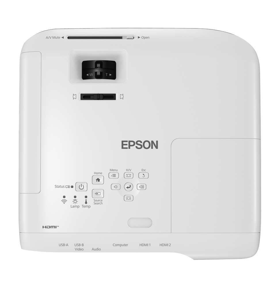 Vidéoprojecteur professionnel Epson EB-FH54 Full HD 1080p avec luminosité 4100 lumens et connectivité Wi-Fi intégrée pour salle de conférence