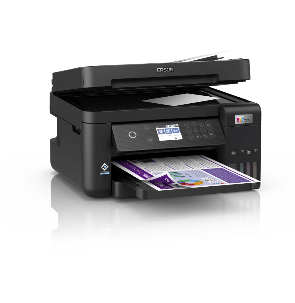 Imprimante multifonction 3-en-1 Epson EcoTank L6270 avec chargeur automatique de documents ADF et impression recto-verso automatique - Solutions IT et matériel informatique pour B2B et B2C