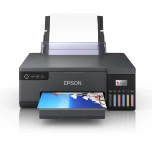 Imprimante photo 6 couleurs Epson EcoTank L8050 avec réservoirs d'encre intégrés et support pour impression sur cartes PVC et CD