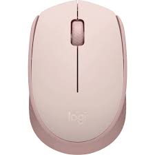 Souris sans fil Logitech M171 coloris rose avec récepteur USB 2.4GHz et design compact ergonomique référence 910006865.