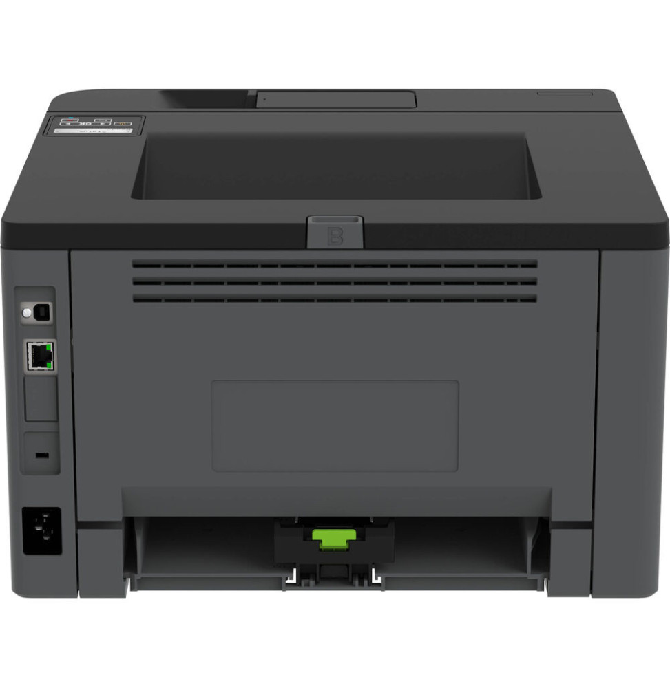 Imprimante Lexmark MS431dw laser monochrome grise compacte avec Wi-Fi intégré, impression recto-verso automatique et écran de contrôle