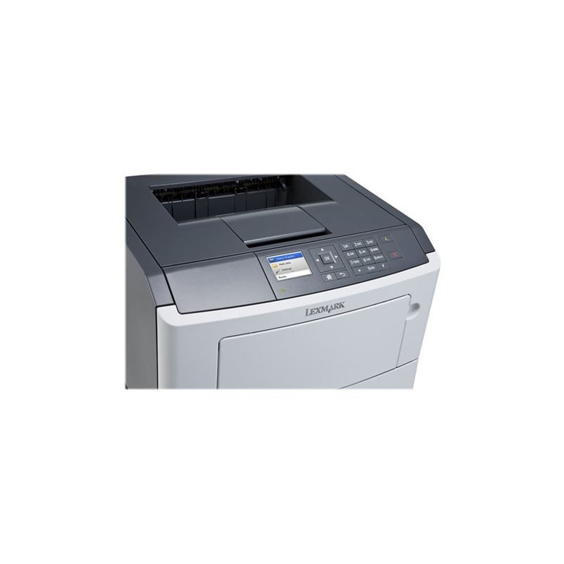 Imprimante Lexmark MS517dn laser monochrome professionnelle avec écran LCD couleur, bac papier haute capacité et impression recto-verso ultra-rapide