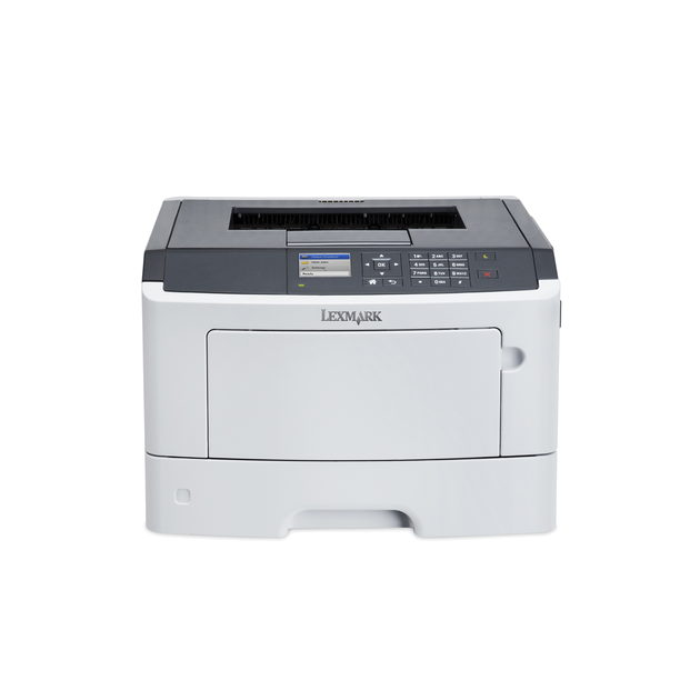 Imprimante Lexmark MS517dn laser monochrome professionnelle avec écran LCD couleur, bac papier haute capacité et impression recto-verso ultra-rapide