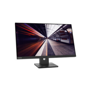 Moniteur professionnel Lenovo ThinkVision E24-30 écran 23.8 pouces Full HD dalle IPS bordures fines noir avec haut-parleurs