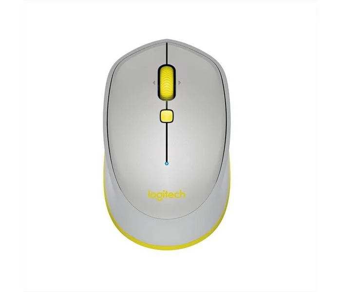 Souris sans fil Logitech M535 Bluetooth coloris Gris avec capteur optique de qualité laser, bouton de navigation programmable et design compact référence 910-004530.