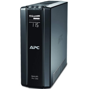 Onduleur Line-Interactive APC Back-UPS Pro 1200 noir avec écran LCD de contrôle protection électrique