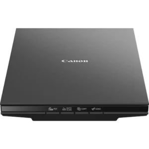 Scanner à plat compact Canon CanoScan LiDE 300 noir avec alimentation USB et quatre boutons de commande EZ