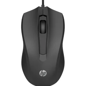 Souris filaire HP Wired Mouse 100 noire avec capteur optique précis et connectivité USB référence 6VY96AA