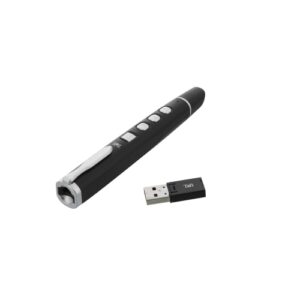 Matériel de Bureau Maroc série LASEREMOTE de marque T'nB, pointeur laser rouge et télécommande de présentation sans fil USB, avec fonctions de défilement de diapositives et design ergonomique