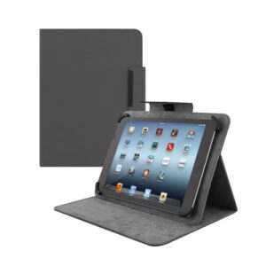 Étui Tablette 10 pouces Maroc série TABREGBK10 de marque T'nB modèle Regular noir avec fixation universelle et intérieur protecteur.