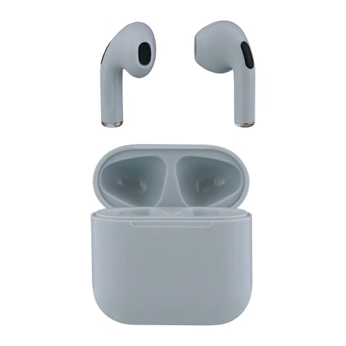 Écouteurs Bluetooth Bleu Maroc série WEBMELO2BL de marque T'nB modèle MELODY 2 avec boîtier de charge compact et technologie sans fil True Wireless.