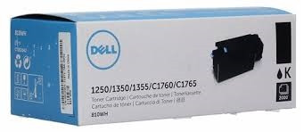Toner Dell Maroc couleur Noir haute capacité compatible avec les imprimantes laser séries 1250, 1350, 1355, C1760 et C1765 pour des textes nets et précis.