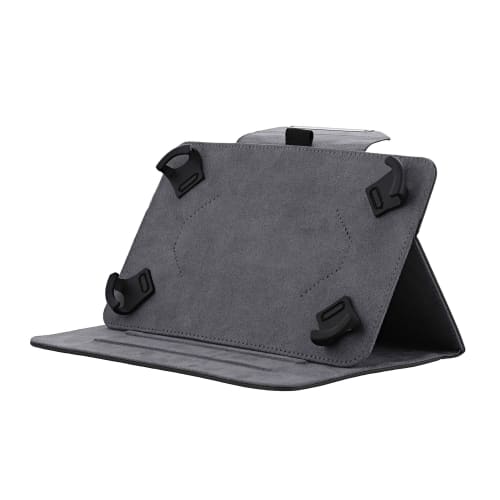 Tablette Maroc série TABREGBK9 de marque T'nB modèle REGULAR noir, étui folio universel pour tablette 8 à 9 pouces avec système de fixation élastique et fonction support.