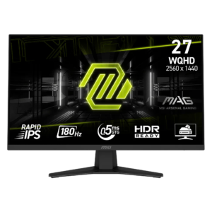Vente MSI Maroc avec le moniteur gaming MAG 274QF (SKU: 9S6-3CE41H-048) de 27 pouces, résolution QHD, dalle Rapid IPS et technologie de rafraîchissement ultra-fluide.
