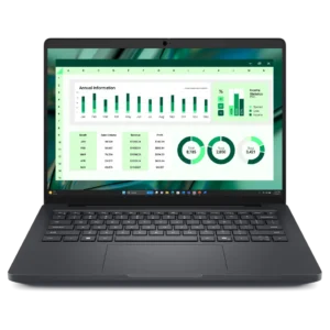 Dell Maroc avec le laptop ultra-performant 720580-MC14250/MA, modèle Pro Max 14 pouces, processeur Core Ultra 7-265H, 16GB RAM et SSD 512GB sous Windows 11 Pro.
