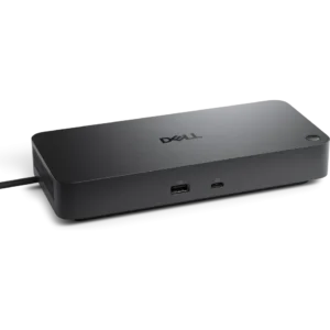 Dell Pro Dock Maroc modèle WD25 haute performance avec connectivité universelle, ports multiples pour écrans HD et garantie constructeur de 3 ans.