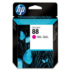 Cartouche d'encre HP 88 Magenta (C9387AE) originale pour imprimante HP Officejet Pro au Maroc. Le consommable couleur le moins cher chez Devink.