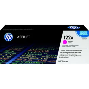 Cartouche de toner magenta HP 122A (Q3963A) originale pour imprimante HP Color LaserJet série 2550 et 2820 au Maroc. Toner LaserJet au prix le moins cher chez Devink.