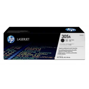 Cartouche de toner noir HP 305A (CE410A) originale pour imprimante HP Color LaserJet Pro série M351 et M451 au Maroc. Toner LaserJet au prix le moins cher chez Devink.