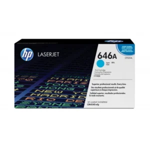 Cartouche de toner HP 646A Cyan (CF031A) originale pour imprimante HP Color LaserJet Enterprise CM4540 MFP au meilleur prix au Maroc.