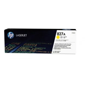 Cartouche de toner jaune HP 827A (CF302A) originale pour imprimante HP Color LaserJet Enterprise série M855 au Maroc. Toner LaserJet au prix le moins cher chez Devink.