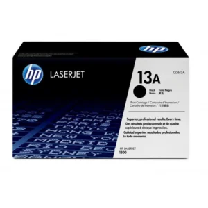 Cartouche de toner noir HP 13A (Q2613A) originale pour imprimante HP LaserJet série 1300 au Maroc. Toner LaserJet au prix le moins cher chez Devink.