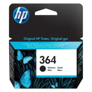 Cartouche d'encre HP 364 Noir (CB316EE) originale pour imprimante HP Photosmart et DeskJet au Maroc. Consommable HP noir au prix le moins cher chez Devink.