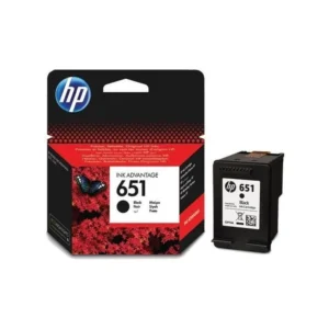 Cartouche d'encre HP 651 Noir (C2P10AE) originale pour imprimantes HP Advantage au Maroc. Le consommable noir haute densité le moins cher chez Devink.