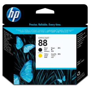 Tête d'impression HP 88 Noir et Jaune (C9381A) originale pour imprimante HP Officejet Pro au Maroc. Tête d'impression de remplacement au prix le moins cher chez Devink.