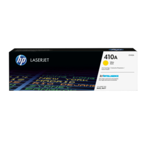 Cartouche de toner jaune HP 410A (CF412A) originale pour imprimante HP Color LaserJet Pro série M452 et MFP M477 au Maroc. Toner LaserJet au prix le moins cher chez Devink.